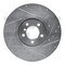 Dynamic Friction Co BRAKE ROTOR DRILLED AND SLOTTED SILVER 631-31108L - alternate 1